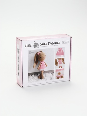 УЦЕНКА Набор для вязания игрушки «Зайка Рафаэлка», 26 см 11047847