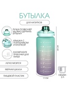УЦЕНКА Бутылка для воды «Гран Виа», 2 л, 30×11 см 11047864