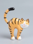 УЦЕНКА Сувенир дерево "Кошка" тигровая 25х30х7 см 11047954