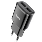 УЦЕНКА Сетевое зарядное устройство Hoco C88A, 2 USB, 2.4 А, черный - Фото 2