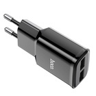УЦЕНКА Сетевое зарядное устройство Hoco C88A, 2 USB, 2.4 А, черный - Фото 4
