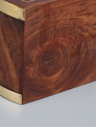 УЦЕНКА Копилка "Бокс" 10х7х9 см, дерево шишам - Фото 3