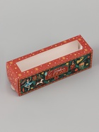 Коробочка для макарун новогодняя «С Новым годом. Щелкунчик», 18×5.5×5.5 см - Фото 3