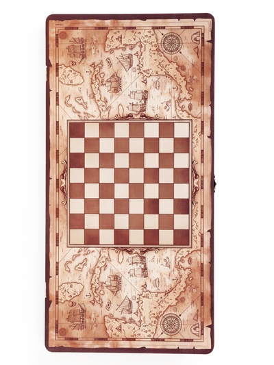 Нарды деревянные «Корабль», 45×45 см