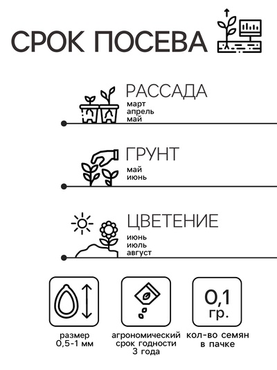 Семена цветов Незабудка "Альпийская смесь", Мн, 0,1 г