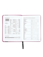 Ежедневник недатированный А6 Monochrome. Anemone, 136 листов, 7БЦ, темно-розовый, soft touch, с резинкой - Фото 12