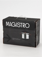 УЦЕНКА Набор кастрюль Magistro, 3 шт.: d=16 см, d=20 см, d=24 см, штабелируемые, индукция - Фото 4