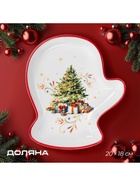 УЦЕНКА Блюдо сервировочное «Волшебное дерево», 20×18×3 см - Фото 1