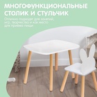 УЦЕНКА Набор Детский Стол + Стул "Белые Ушки" F0000002615 - Фото 6