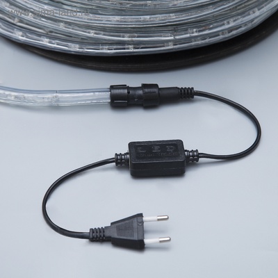 УЦЕНКА Световой шнур Luazon Lighting 13 мм, IP65, 100 м, 36 LED/м, 220 В, 2 Вт, мерцание, свечение тёплое белое