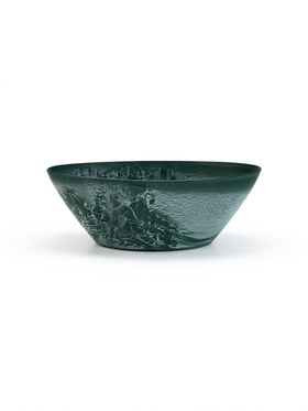 Кашпо для цветов «Микрит», 3.4 л, 35×17×13 см, пластиковое, зелёное