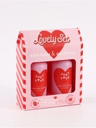 УЦЕНКА Набор Lovely set, гель для душа, 300 мл и пена для ванны,300 мл - Фото 1