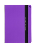 Ежедневник недатированный А5 Monochrome. Anemone, 136 листов, 7БЦ, фиолетовый, soft touch, с резинкой - Фото 14