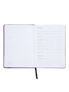 Ежедневник недатированный А5 Monochrome. Anemone, 136 листов, 7БЦ, фиолетовый, soft touch, с резинкой - Фото 7