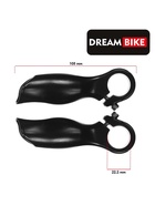 УЦЕНКА Рога на руль Dream Bike, K-14, алюминиевые, чёрные - Фото 1