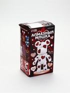 УЦЕНКА Алмазная мозаика на фигурке "Алмазный мишка"Сердечки - Фото 1
