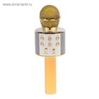 УЦЕНКА Микрофон для караоке Luazon LZZ-56, WS-858, 1800 мАч, жёлтый - Фото 3