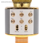 УЦЕНКА Микрофон для караоке Luazon LZZ-56, WS-858, 1800 мАч, жёлтый - Фото 4