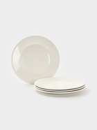 УЦЕНКА Тарелки Доляна White Label, набор 3 шт., d=22.5 см, утолщённый край, фарфор, белые - Фото 3
