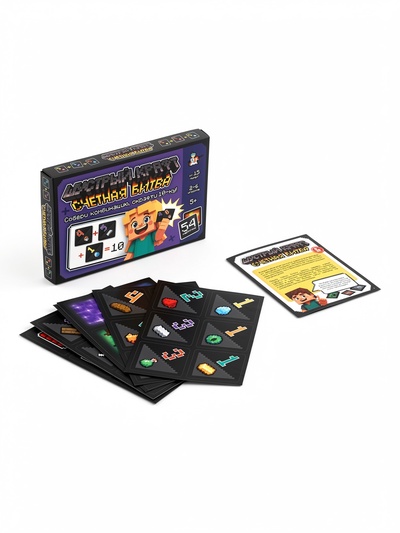 Игра настольная «Шустрый Крафт. Счетная битва», 54 карточки, 5+