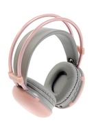 УЦЕНКА Наушники полноразмерные Mybit W-33, RGB подсветка, BT5.3, 800 мАч, Type-C, розовые - Фото 7