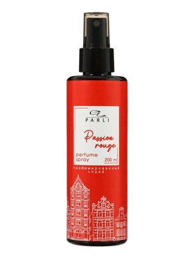 Увлажняющий парфюмированный спрей для тела серии Parli Cosmetics Passion rouge, 200 мл