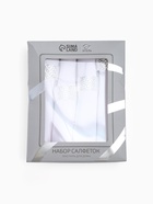 УЦЕНКА Набор салфеток с декоративными кольцами «Этель» White pleasure, 40×40 см - 4 шт., 100% хлопок, саржа 190 г/м² - Фото 2