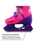 УЦЕНКА Набор: коньки детские раздвижные Snow Cat, с роликовой платформой, защита, размер 30-33 - Фото 5