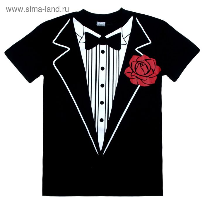 Футболка мужская "Collorista" Костюм р-р. S(46-48) 95% хлопок 5% эластан, трикотаж - Фото 1