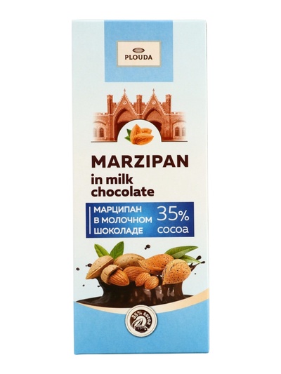 Конфеты «Марципан в молочном шоколаде», Plouda, 85 г