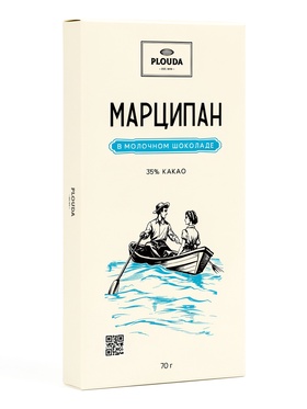 Шоколад с начинкой «Марципан в молочном шоколаде», 70 г