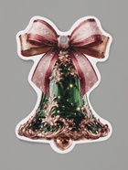 Шильдик на подарок Новый год «Колокольчик», 8×7 см - Фото 2
