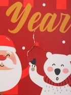 УЦЕНКА Набор подарочный KF Happy NY(ЧНИр.36-39(2шт)80%хл15%пол-д5%эл/бомбочка1шт/маска/откр.1шт) 914 - Фото 3