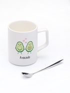 УЦЕНКА Кружка «Avocado» 360 мл. крышка, бамбук, ложка из нерж стали 11×8×10 см - Фото 1