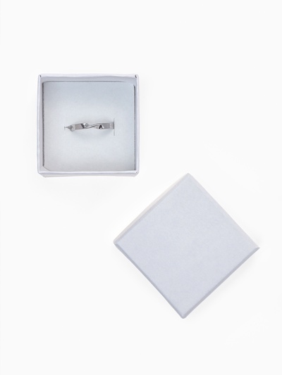 Набор коробочек подарочных 6 шт. под серьги, кольцо «Минимал», 5×5 см, белый