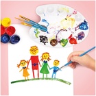 Палитра, малая, 20×14.5 см, овальная, 12 ячеек, белая, пластик - Фото 5