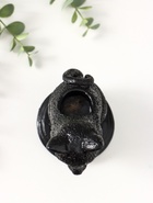 Подсвечник на 1 свечу «Кошка», полистоун, 17×10×8 см, чёрный 11010445