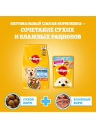 Влажный корм для щенков Pedigree. телятина, паштет, 80 г - Фото 9