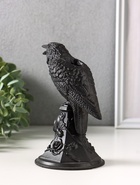 Подсвечник для свечи «Ворон», гипс, 16×9 см, чёрный - Фото 3