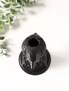 Подсвечник для свечи «Ворон», гипс, 16×9 см, чёрный - Фото 5