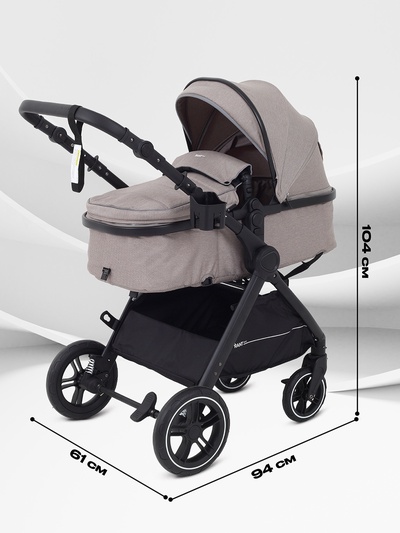 Коляска детская RANT basic "ROLLER" (2в1) RA161 бежевый