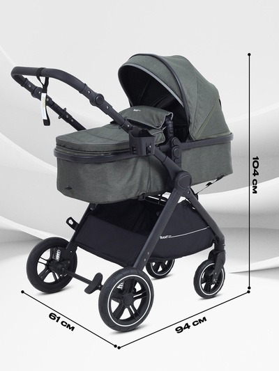 Коляска детская RANT basic "ROLLER" (2в1) RA161 оливковый