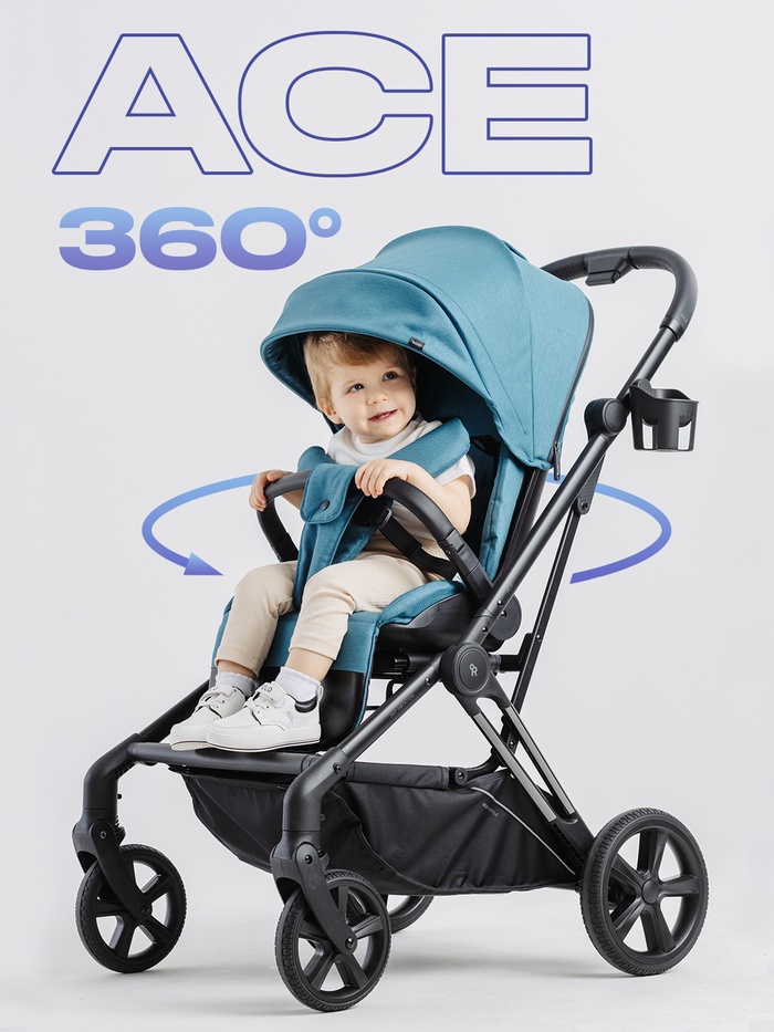 Коляска детская RANT ACE RA404 синий