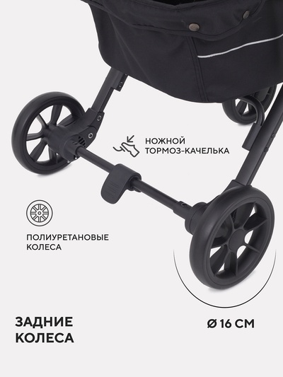 Коляска детская RANT "LARGO" RA054 зеленый