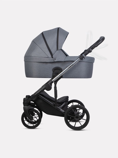 Коляска NANO THERMO (2 в 1) (Riko) 12 графит