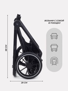 Коляска детская MOWBaby "AMBER" (2в1) MB067 серый - Фото 11