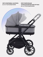 Коляска детская MOWBaby "AMBER" (2в1) MB067 серый - Фото 4