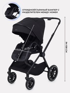 Коляска детская MOWBaby "AMBER" (3в1) MB068 черный - Фото 6