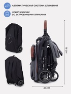 Коляска детская MOWBaby "ATOM" MB200 серый 11040646