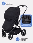 Коляска детская MOWBaby "FINCH" MB105 черный - Фото 6